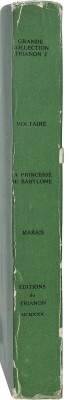 [Зак Л., мастер книжной графики]. ~-Вольтер. Принцесса Вавилонская и др. рассказы. Paris: Trianon, 1930. 